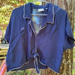 Aritzia Cropped Blouse